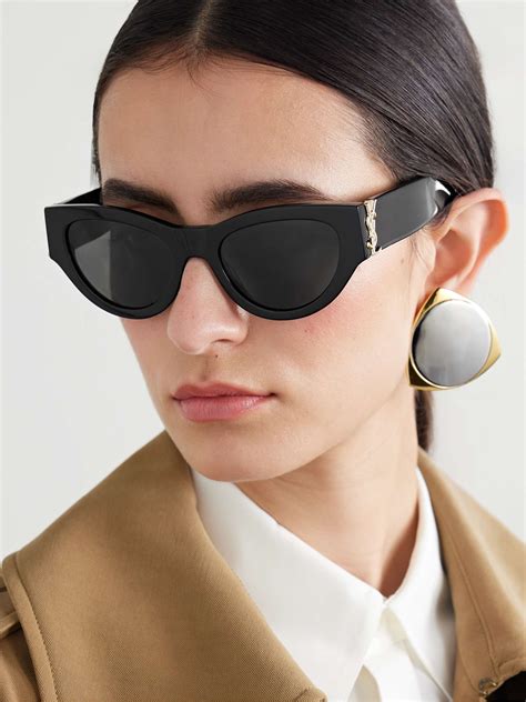 ysl cat eye|oversized ysl sunglasses.